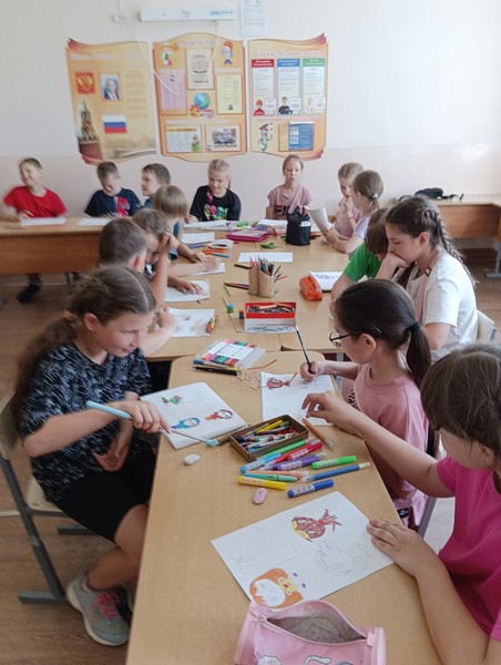 Юные художники.
