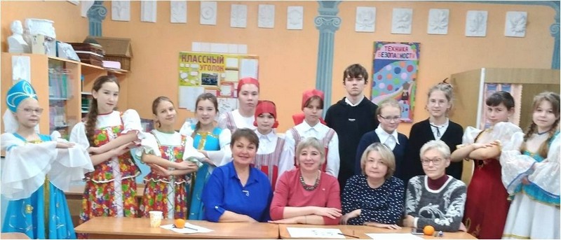 В гимназии состоялась интеллектуально - творческая игра «В гостях у муз».